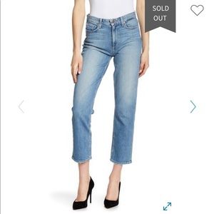 PAIGE high rise Sarah straight leg jeans sz 28